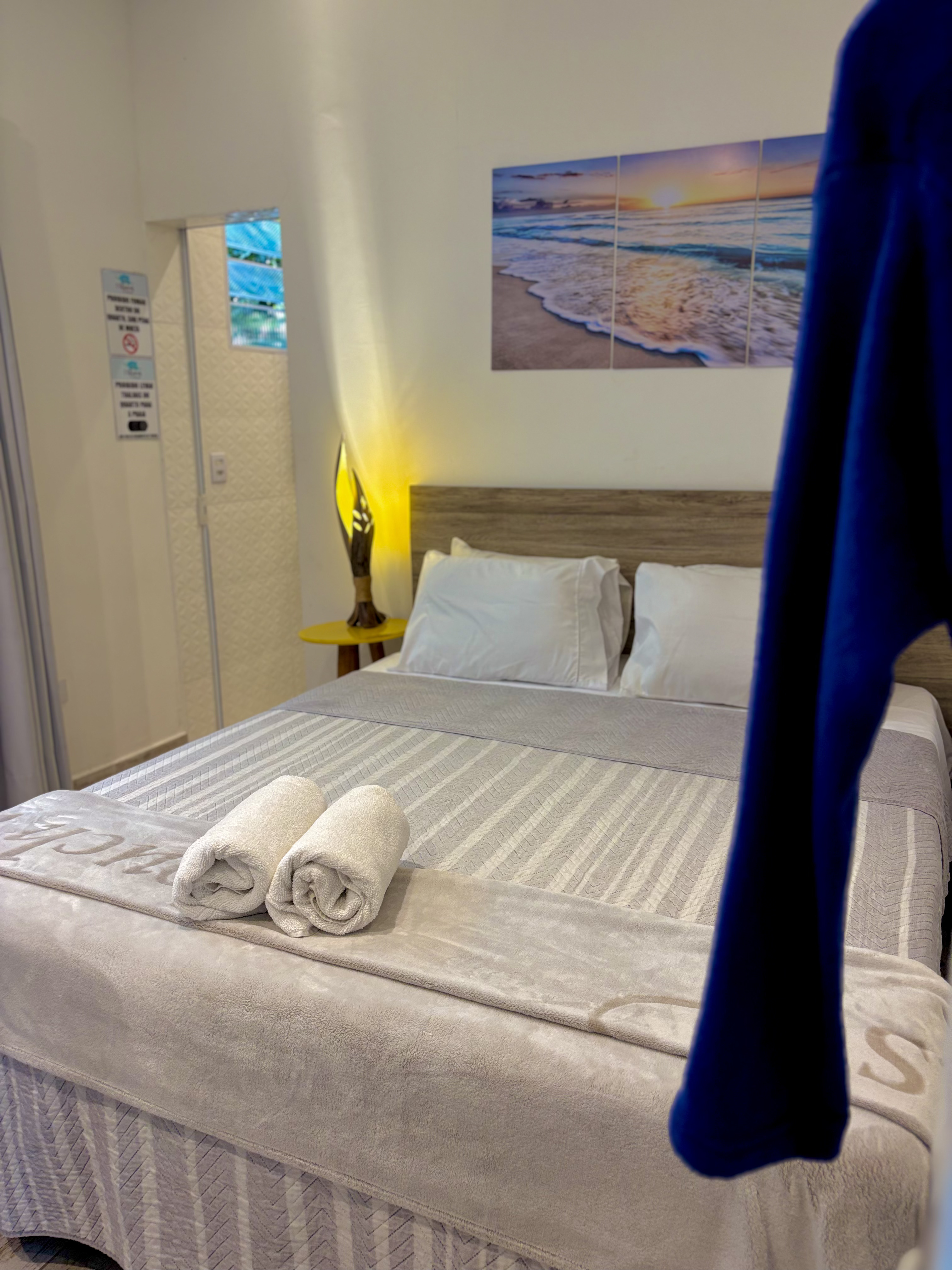 Quarto Triplo da Pousada Orquídeas do Guarujá