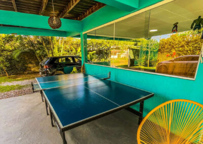 Mesa de Ping Pong na Pousada Orquideas